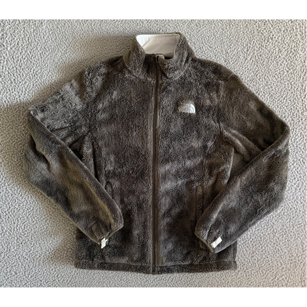 The North Face Osito Fleece Jacket Womens Medium High Pile Full Zip Soft Plush - Picture 2 of 8
